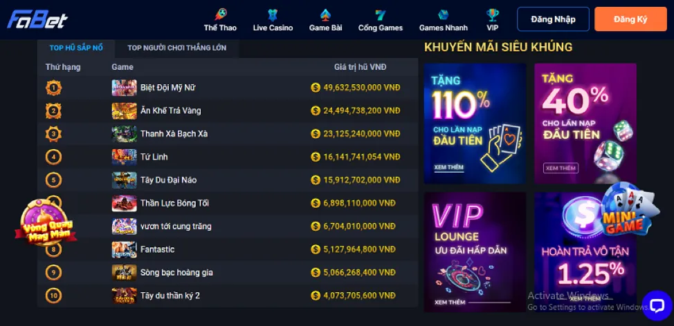 Giao diện hướng dẫn cá cược thể thao trên 32win11 chính thức